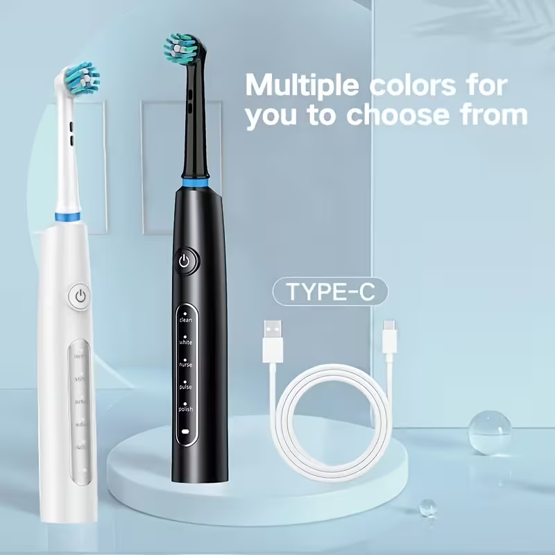 Smilesofjoy Smart Rotating Electric Toothbrush