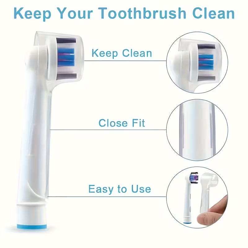Smilesofjoy Electric Toothbrush Head Protective Covers